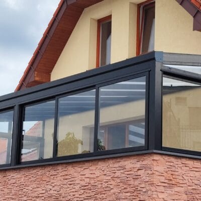 Zimná záhrada zo skla a hliníka – realizácia Laboro, Košice a východné Slovensko