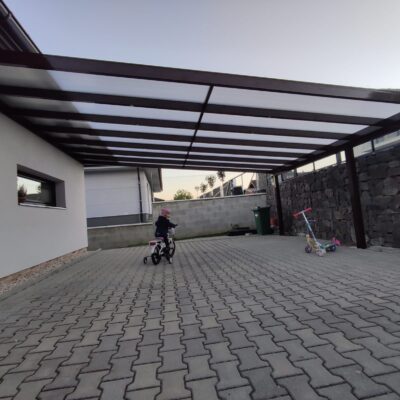 Carport / prístrešok na auto – realizácia Laboro, Košice a východné Slovensko
